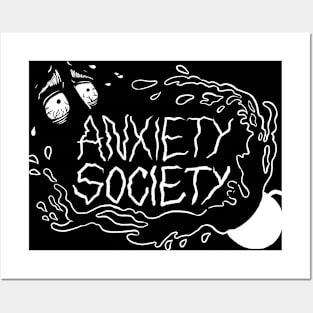 Anxiety Society Posters and Art